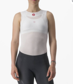 SEGUNDA PELE REGATA CASTELLI PRO ISSUE 2 SLEEVELESS  WHITE  FEM - Imagem 2