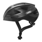 CAPACETE ABUS MACATOR PRETO BRILHANTE TAM M 52 58 CM SEM VISEIRA - Imagem 2